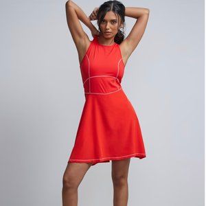 NWT New York & Company Piped Halterneck Tennis Dress